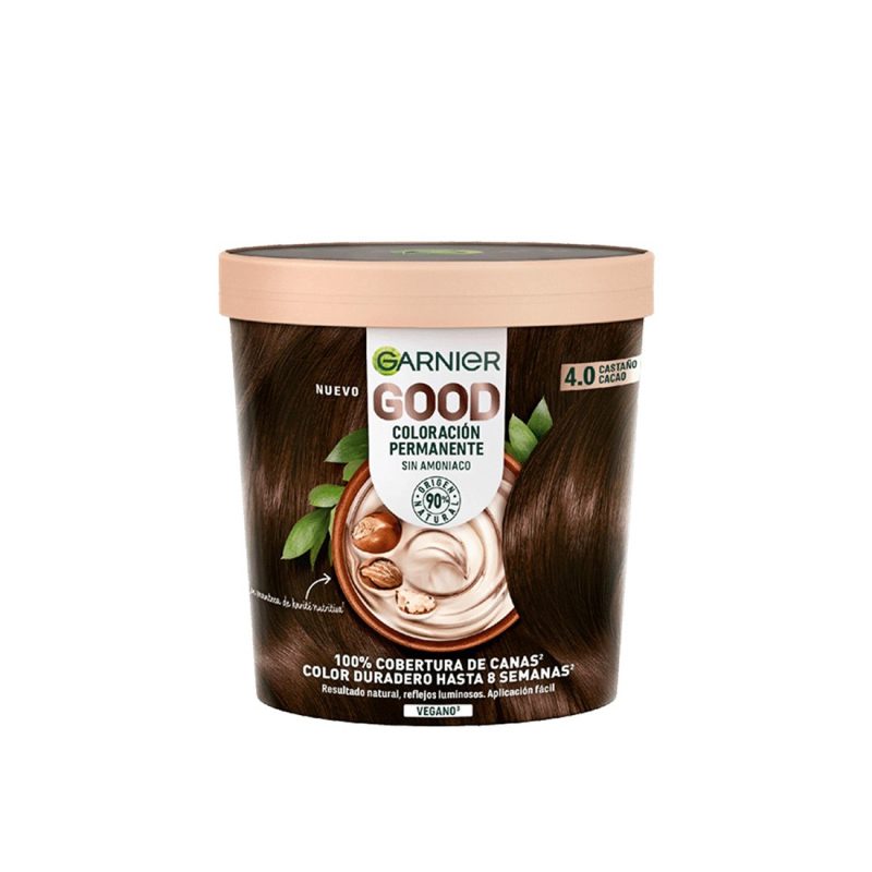 Garnier Good Coloración Permanente 4,0 Castaño Cacao 1 U