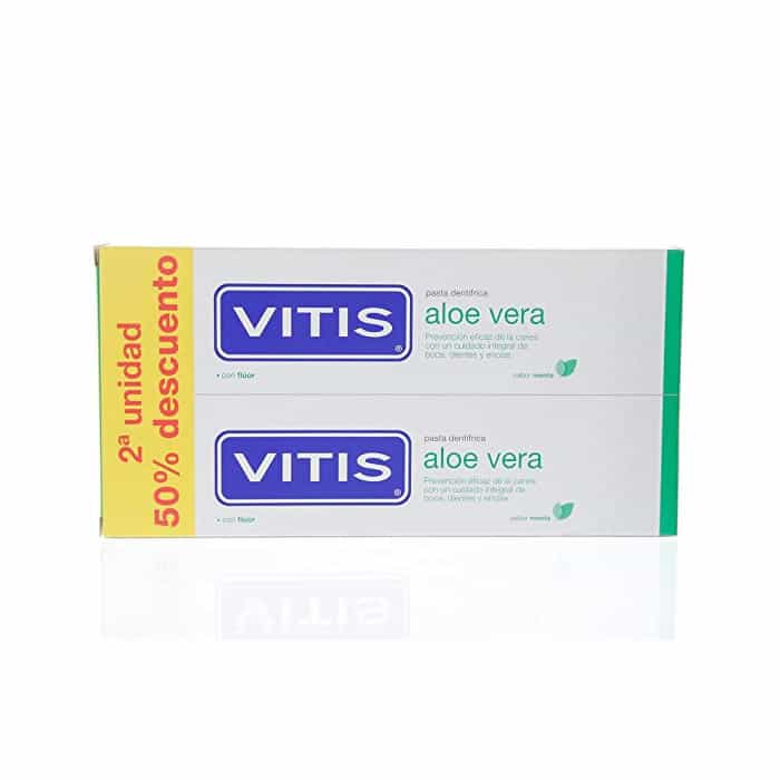 Vits Aloe Vera Toothpaste Mint Flavour 2x150ml