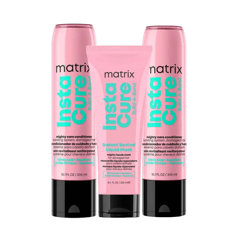MATRIX TOTAL RESULTS Kit Insta Cure Build A Bond Shampoo 300ml + Mask 250ml + Conditioner 300ml