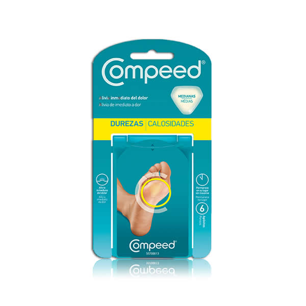 Compeed Cerotti Per Duroni Formato Medio 6 Unità