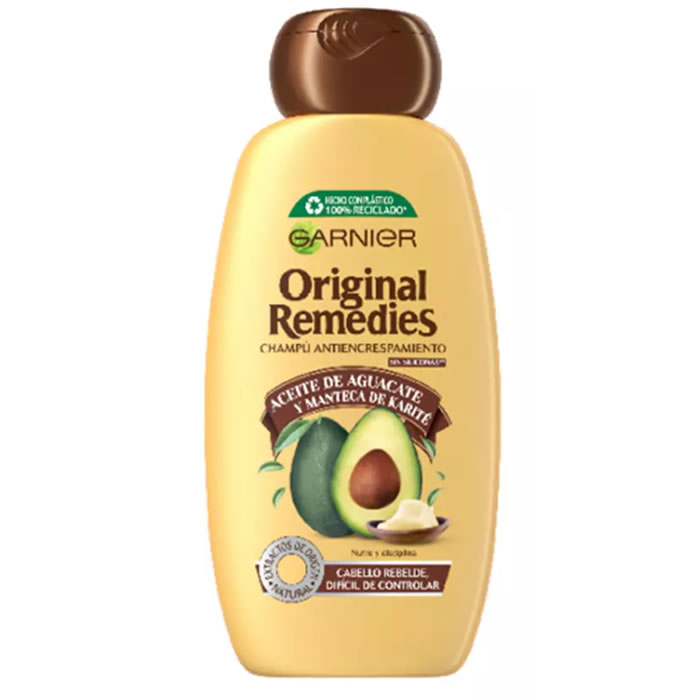 Garnier Original Remedies Shampoo Avocado E Karitè 600ml