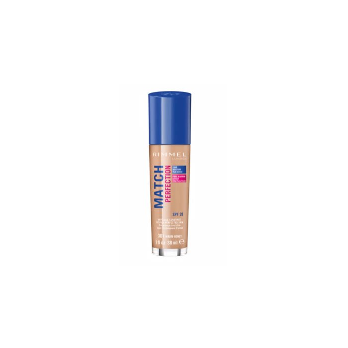 Rimmel Match Perfection Foundation 301 Warm Honey