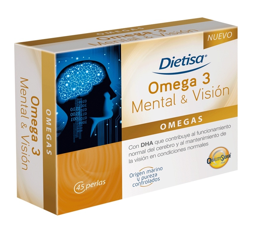 Dietisa Omega 3 Mental y Vision 45 Perlas