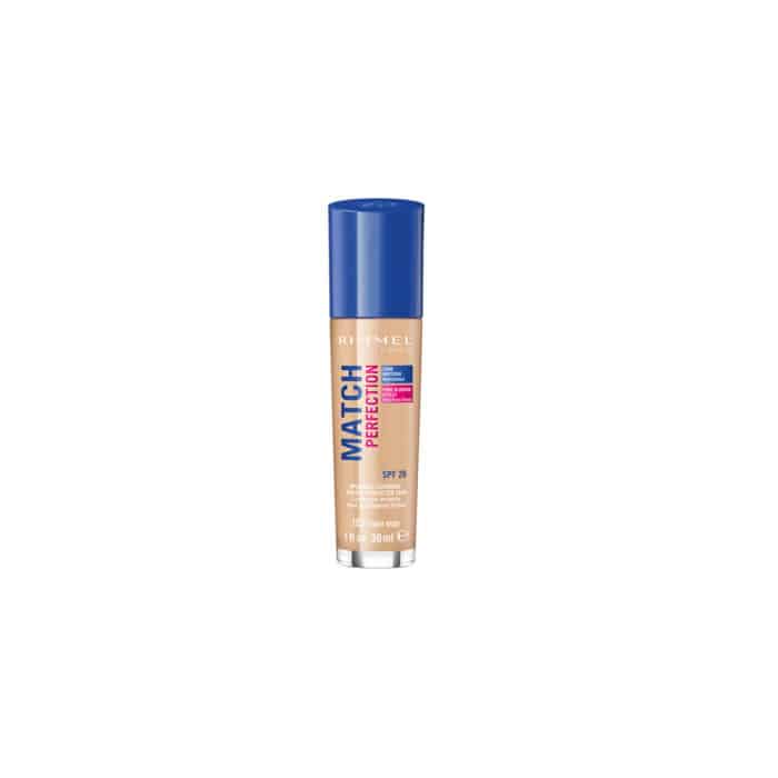 Rimmel Match Perfection Foundation Spf20 102 Light Nude