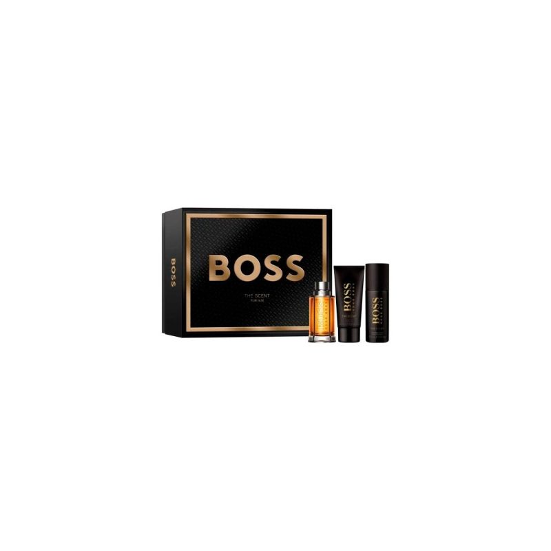 Set Hugo Boss The Scent Edt 100ml Gel 100ml Desodorante Stick 75gr@