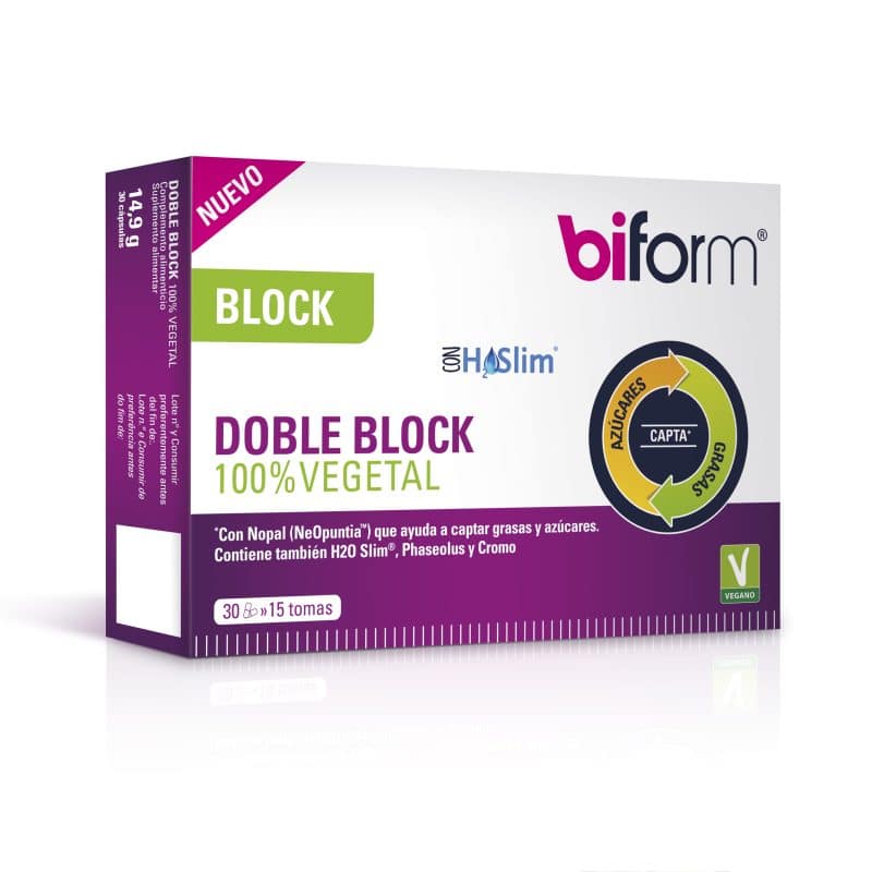 Biform Doble Block 100 Vegetal 30 Vcaps