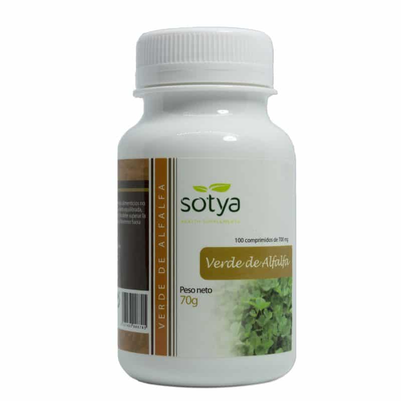 Sotya Verde Alfalfa De 700 Mg 100 Comp