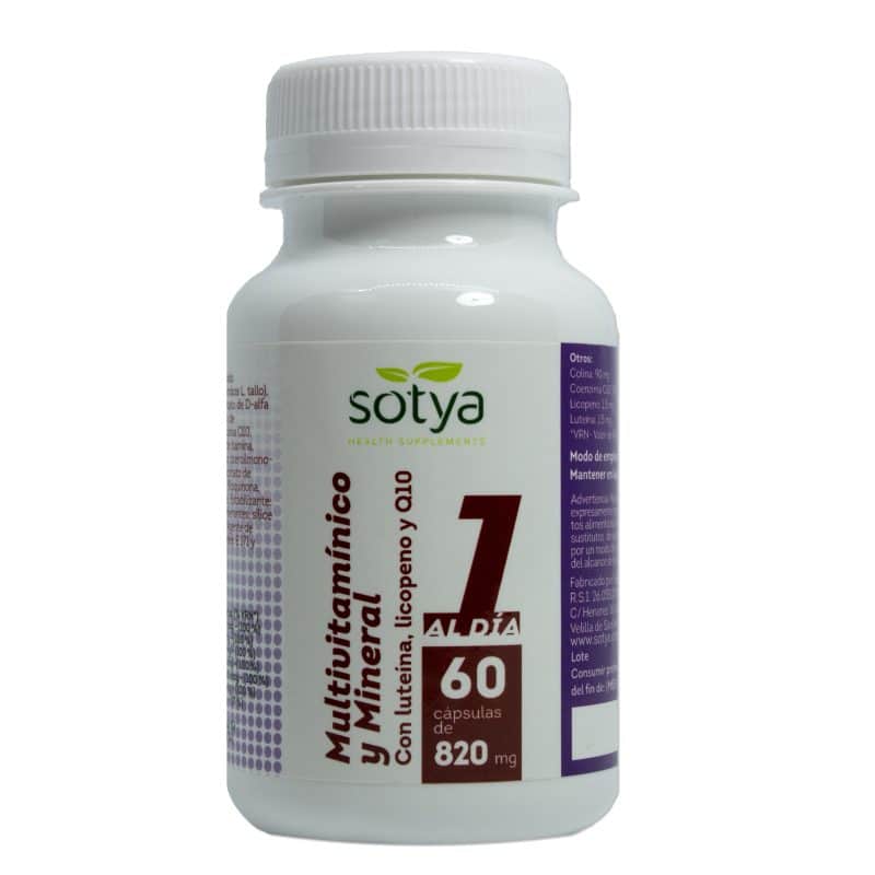 Sotya Multivitaminico y Mineral 820mg 60 Cap