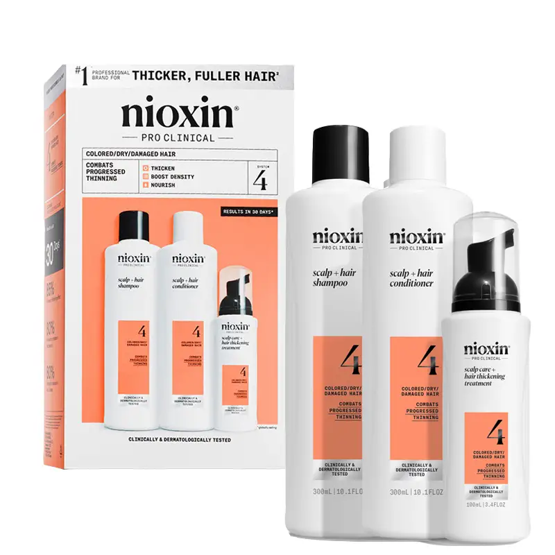 NIOXIN System Kit 4 Capelli Colorati Con Assottigliamento Avanzato
