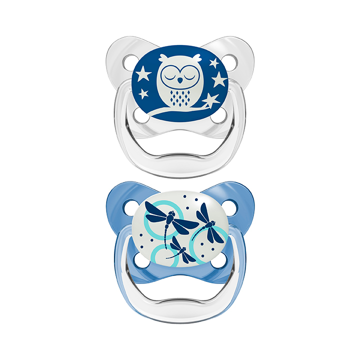 Succhietto Dr. Brown's Prevent Nocturne Blu T/1 0-6M