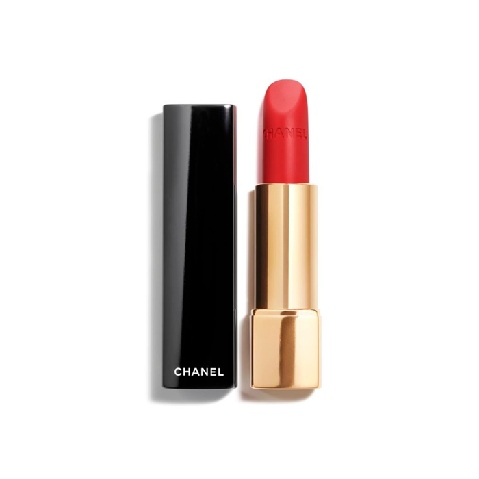 Chanel Rouge Allure Velvet Rosetto Mat Luminoso 57 Rouge Feu 