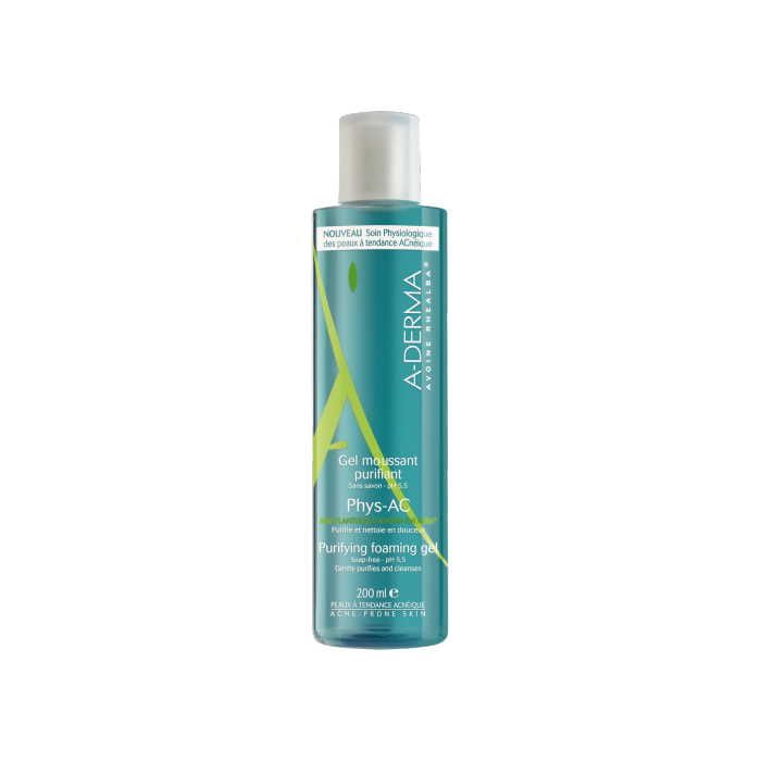 A-Derma Phys-Ac Gel Limpiador Purificante 400ml