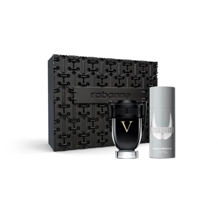 Paco Rabanne Invictus Victory Eau De Parfum Extrême Spray 100ml Set 2 Parti Christmas 2023