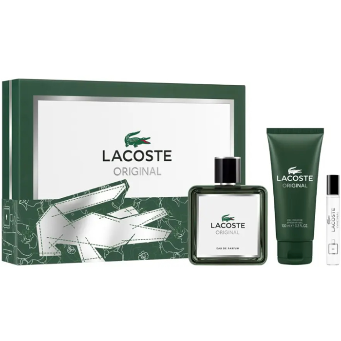 Lacoste Original Eau De Parfum Spray 100ml Set 3 Parti