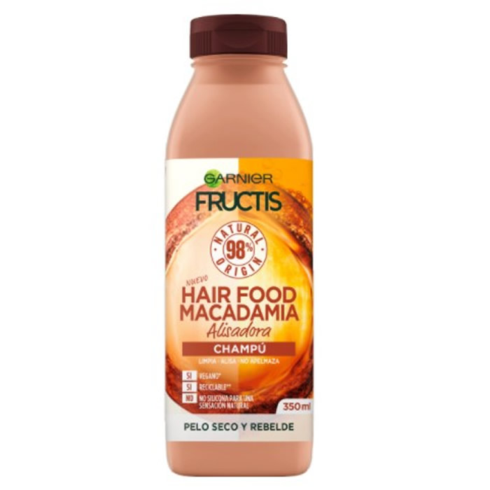 Garnier Fructis Hair Food Macadamia Shampoo Lisciante 350ml