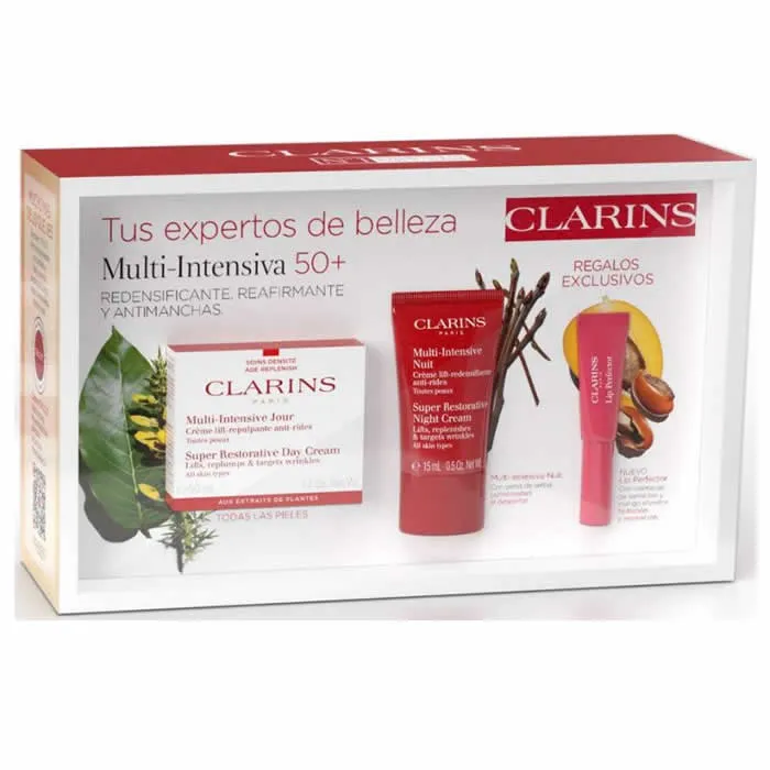 Clarins Super Restorative Day Cream All Skin Types 50ml Set 3 Parti