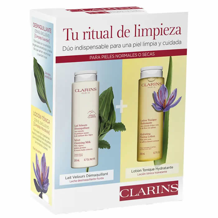 Clarins Velvet Cleansing Milk 200ml Set 2 Parti