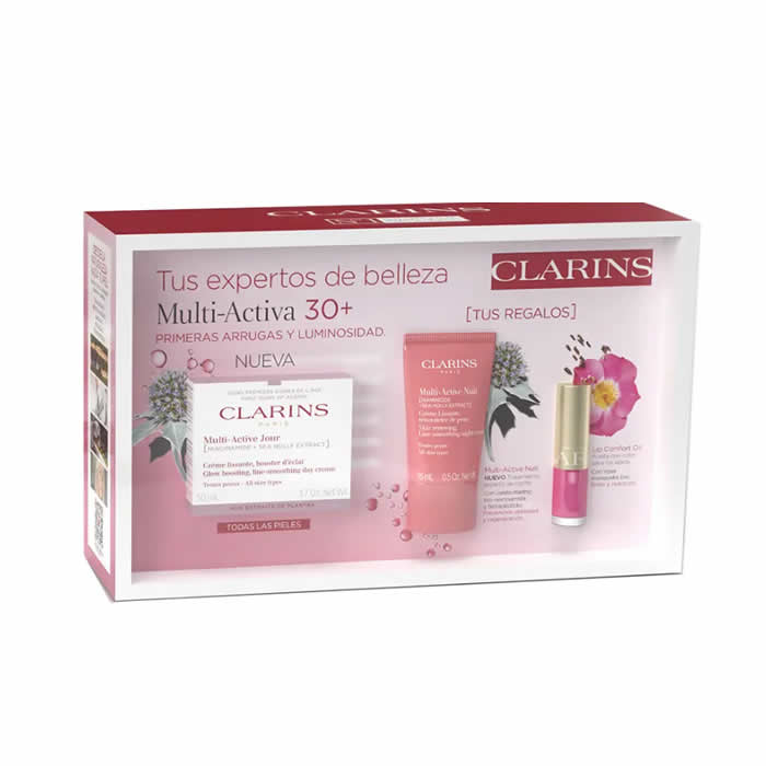 Clarins Multi-Active Crema Giorno per Tutti i Tipi di Pelle 50ml Set 3 Parti