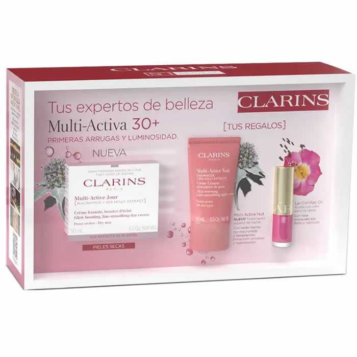 Clarins Multi-Active Giorno per Pelli Secche 50ml Set 3 Parti