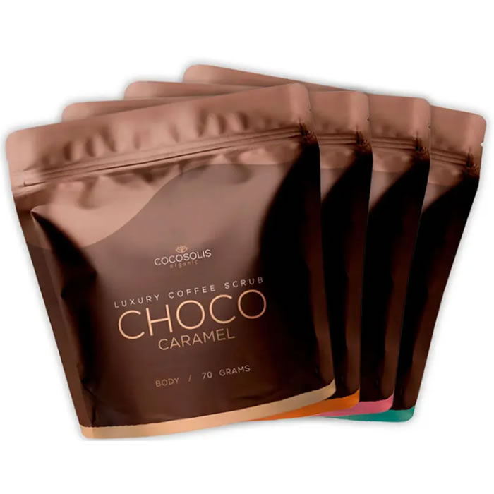 Cocosolis Luxury Coffee Scrub Box Set 4 Parti