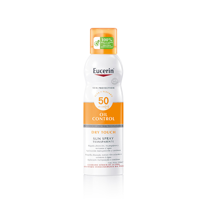 Eucerin Spray Sole Transparent Tocco Secco Spf50 200ml
