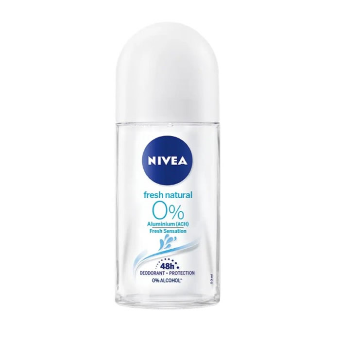 Nivea Fresh Natural 0% Roll On Deodorante 50ml