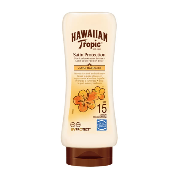 Hawaiian Tropic Satin Protection Ultra Radiance Latte Solare  Spf15 180ml