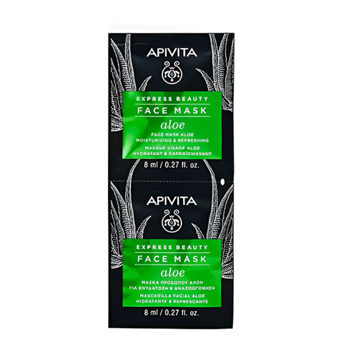 Apivita Maschera idratante rinfrescante 2x8ml