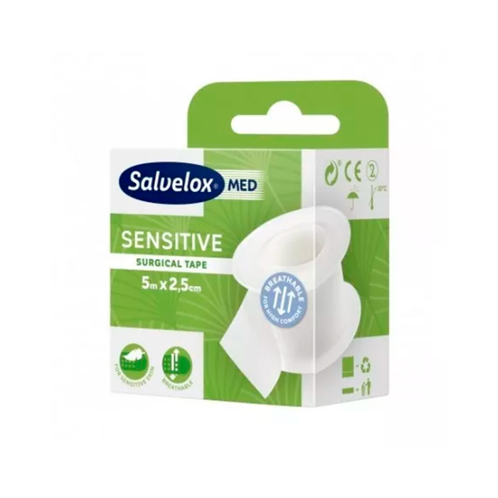  Salvelox Med Sensitive Nastro Chirurgico 10U