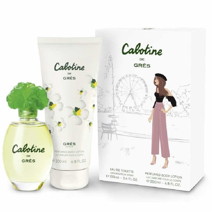 Gres Cabotine Eau De Toilette Spray 100ml Set 2 Artikel