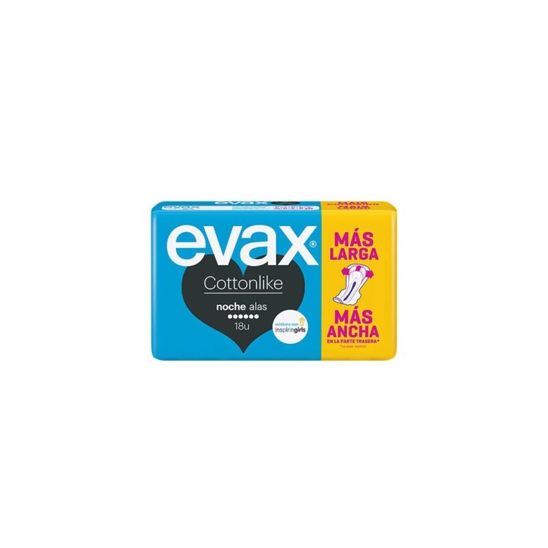 Evax Cottonlike Alas Noche 18 Ud