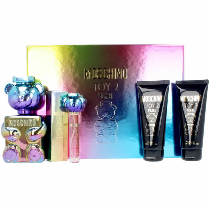 Moschino Toy 2 Pearl Eau De Parfum Spray 100ml Set 4 Parti