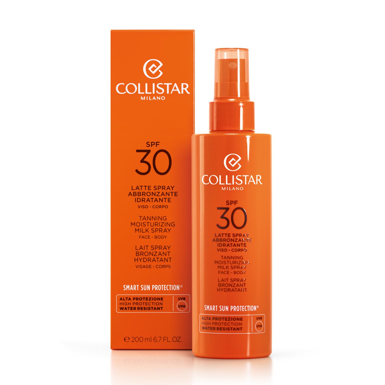Collistar Spray Bronceador Leche Hidratante Spf30 200ml