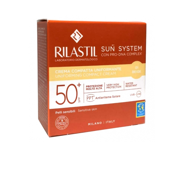 Rilastil Sun  System Spf50+ Compatto 01 beige 10g