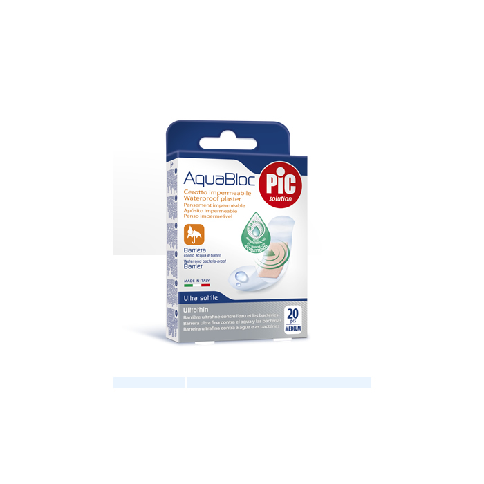 Pic Aquablock Cerotti Impermeabili Medium 20 Unità 