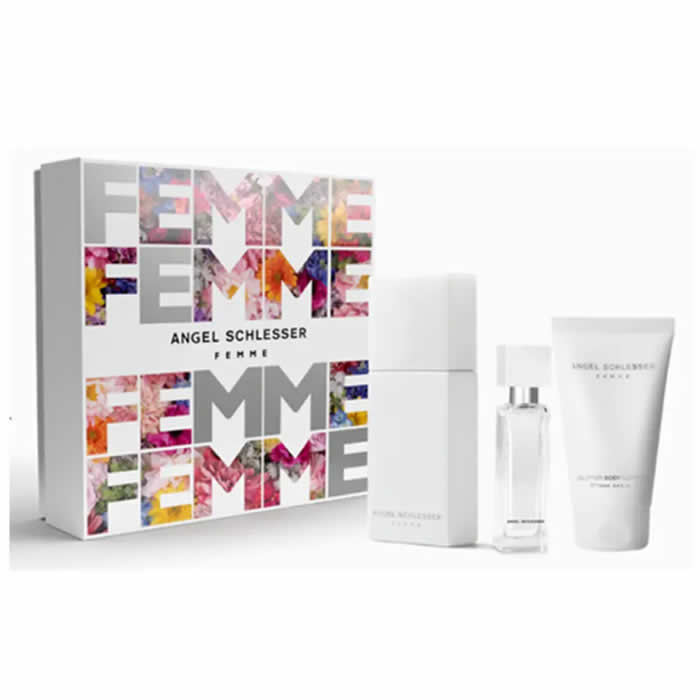 Angel Schlesser Femme Eau De Toilette Spray 100ml Set 3 Parti