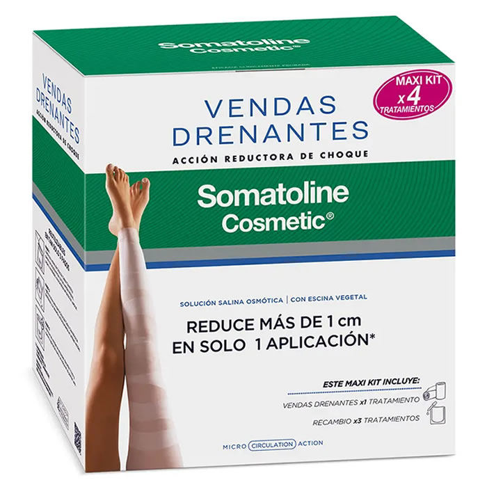 Somatoline bendaggi drenanti Maxi Kit 4 pezzi