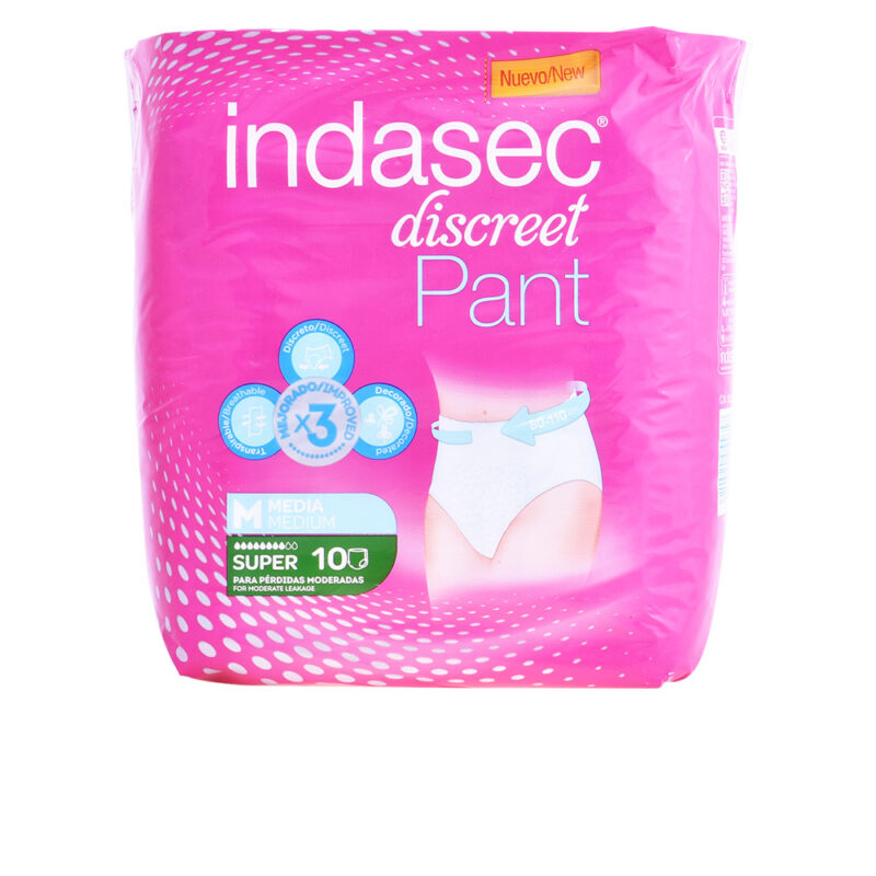 Indasec Pant Super Medium Size 10 Unitá