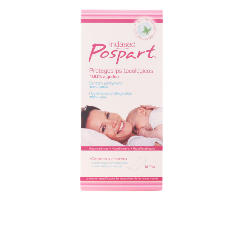 Indasec Pospart Pantilyner Tocologico 100% Cotton 24 Unitá