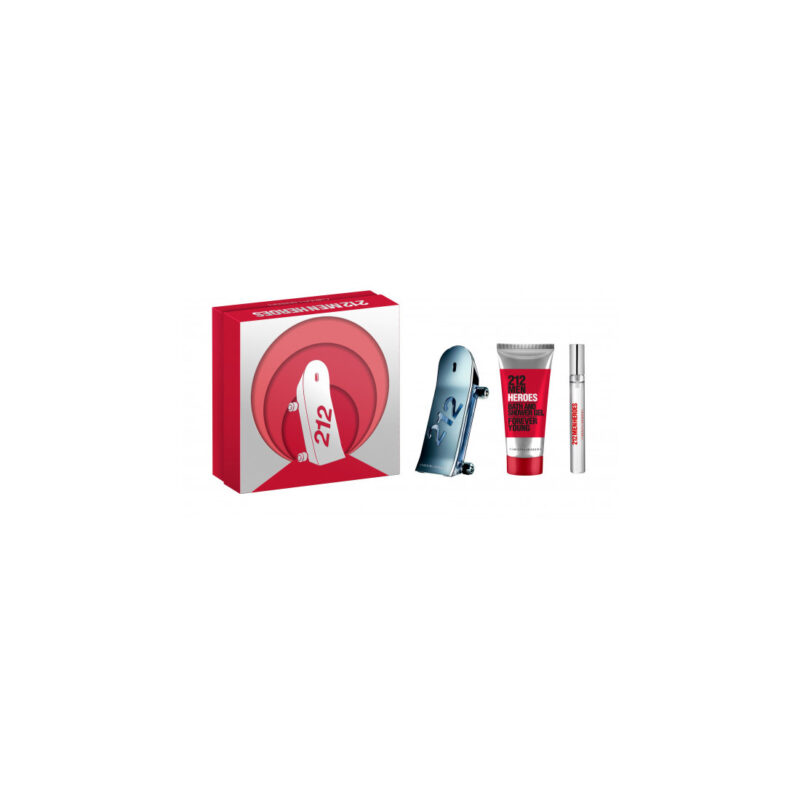 Carolina Herrera Set 212 Heroes Men Edt 90ml Edt 10ml@