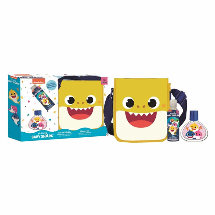 Baby Shark Eau De Toilette Spray 50ml Set 3 Parti