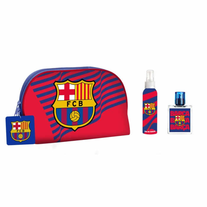 Fc Barcelona Eau De Toilette Spray 50ml Set 3 Parti
