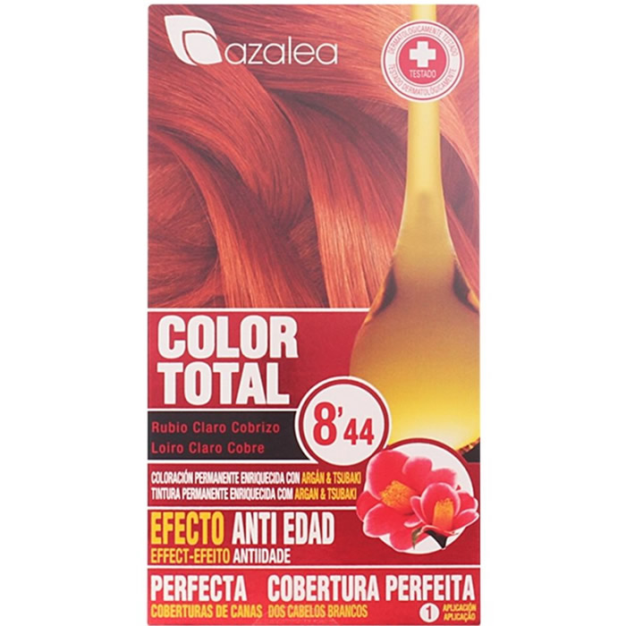 Azalea Colore Totale 8,44 Capelli Biondi Chiaro Rame