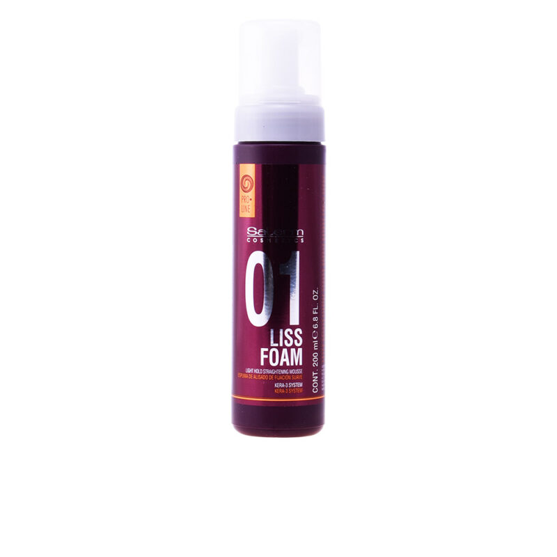 Salerm Cosmetics Liss Foam Light Hold Straightening Spuma 200ml 