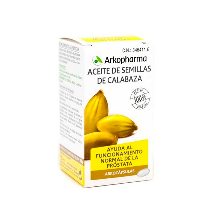 Arkopharma Arkocápsulas Olio di Semi di Zucca 50 Capsule 