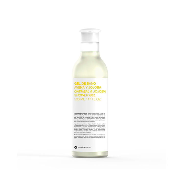 Botánicapharma Gel da Bagno All'avena e Jojoba 500ml 