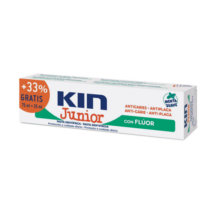 Kin Dentifricio Junior Mint Mild 75ml+25ml 