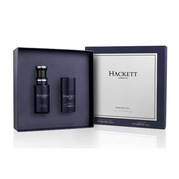 Hackett Essential Eau De Parfum Spray 100ml Set 2 Parti