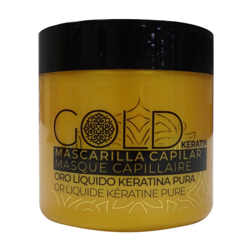 Elie Saab Lovyc Gold Mascarilla Capilar Oro Liquido Keratina Pura 400ml