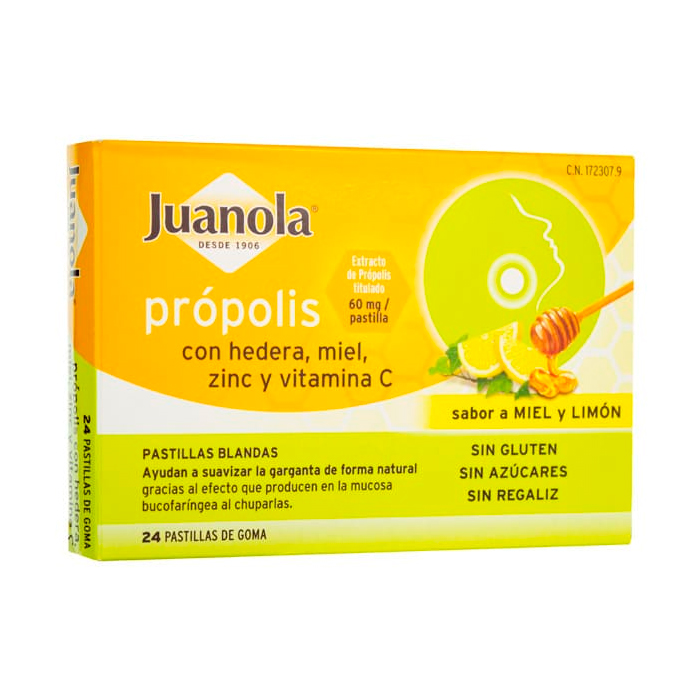 Juanola Propoli Hedera, Miele, Zinco e Vitamina C 24U 